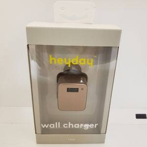 heyday USB Wall Charger - Metallic Gold
